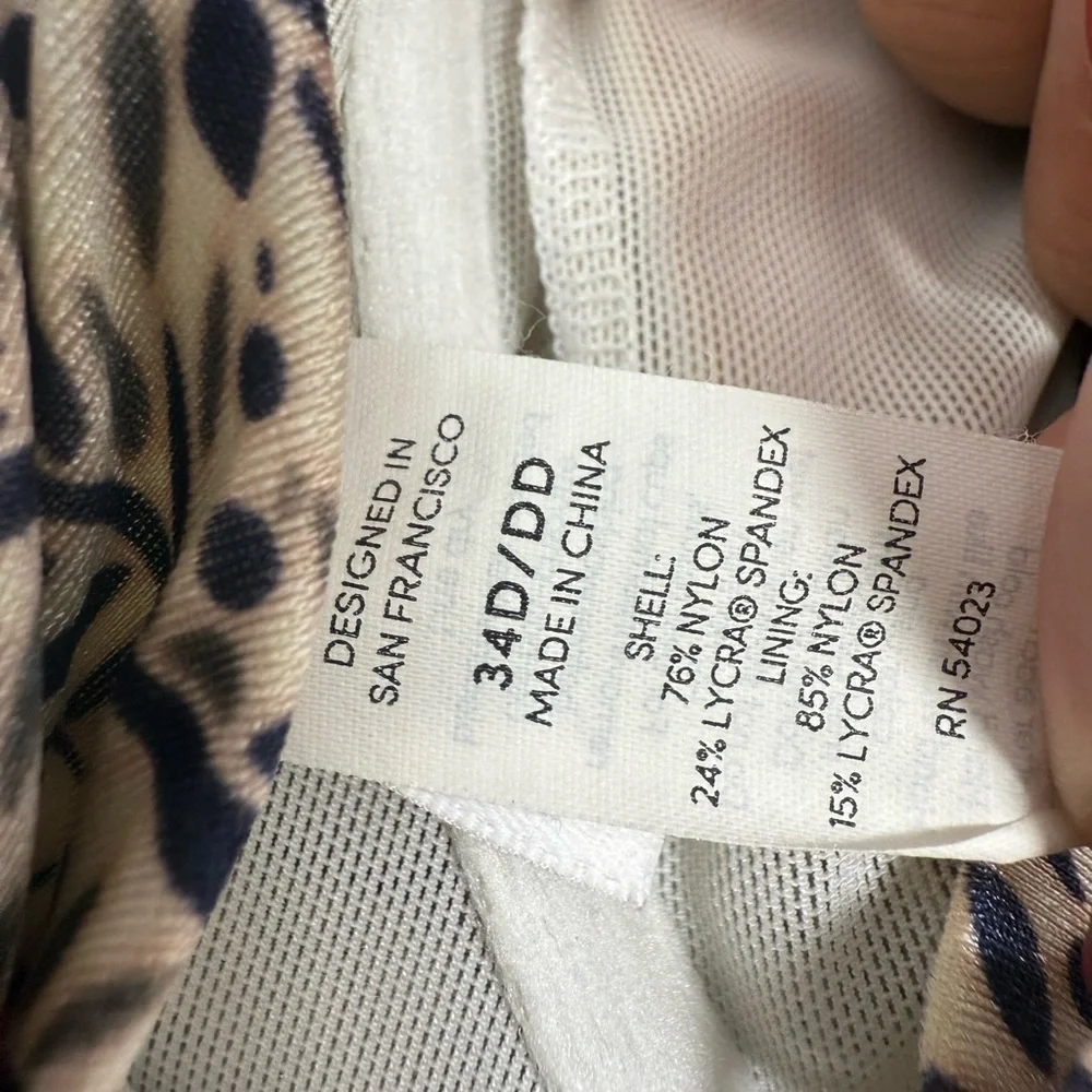 Athleta Aqualuxe Batik Bikini Swim Set
